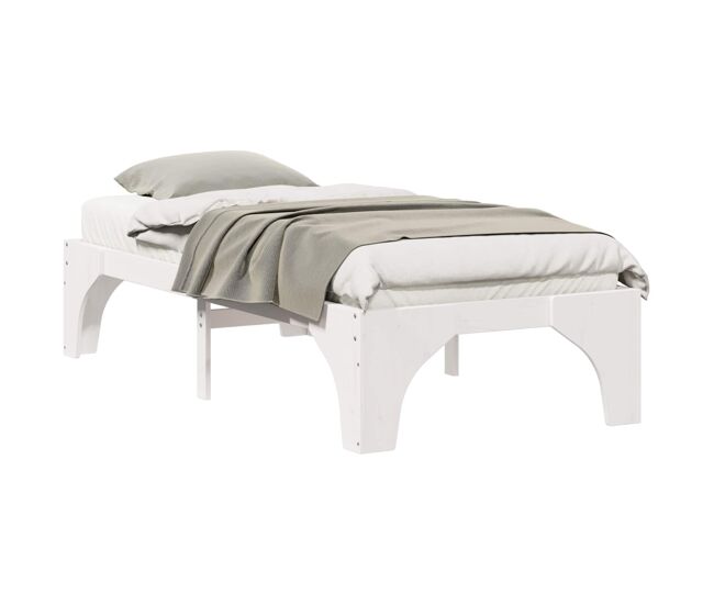 Estructura de cama individual para adultos - 100 x 200 cm madera de pino macizo
