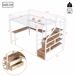Cama alta para niños 251x145 Cama alta para niños 251x145 Blanco