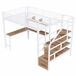 Cama alta para niños 251x145 Cama alta para niños 251x145 Blanco