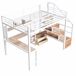 Cama alta para niños 251x145 Cama alta para niños 251x145 Blanco