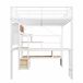 Cama alta para niños 251x145 Cama alta para niños 251x145 Blanco