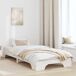 Estructura de cama individual para adultos Estructura de cama individual para adultos Blanco