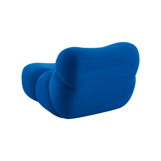 Poltrona em tecido Azul elétrico - 92x103x70 cm Poltrona em tecido Azul elétrico - 92x103x70 cm