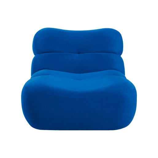 Poltrona em tecido Azul elétrico - 92x103x70 cm Poltrona em tecido Azul elétrico - 92x103x70 cm
