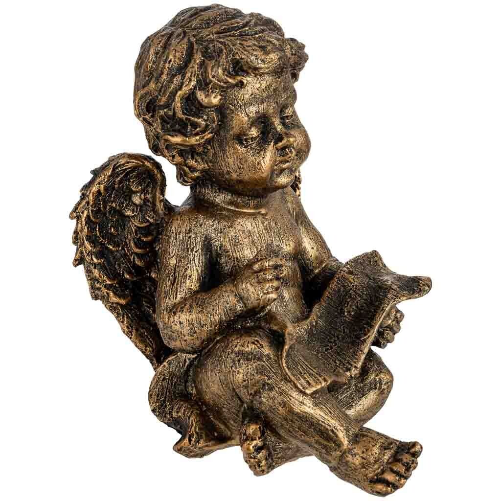 Figura de decoración angel de metal