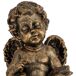 Figura de decoración angel de metal Figura de decoración angel de metal Dorado