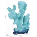 Figura de decoración coral Figura de decoración coral Azul