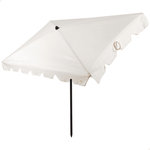 Aktive Guarda-sol retangular 200x125 cm cor creme com proteção solar Aktive Guarda-sol retangular 200x125 cm cor creme com proteção solar