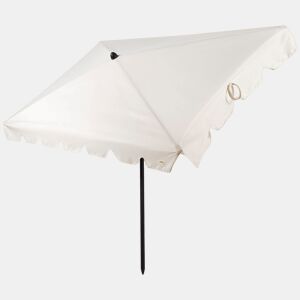 Aktive Guarda-sol retangular 200x125 cm cor creme com proteção solar