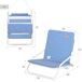 Aktive - Silla playa ligera aluminio con asa Aktive - Silla playa ligera aluminio con asa Azul