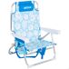 Aktive Silla de playa plegable multiposición con bolsillos Aktive Silla de playa plegable multiposición con bolsillos Azul