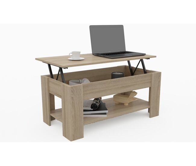 Mesa de Centro elevable MC-5, Comedor o Auxiliar 90x50
