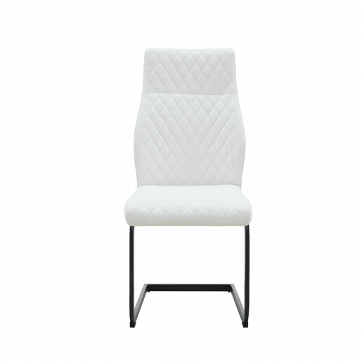 Conjunto de mesa e cadeiras de 60 cm - Mesa redonda em MDF com 2 cadeiras brancas com encosto em forma de losango - NogueiraBranco+Preto Conjunto de mesa e cadeiras de 60 cm - Mesa redonda em MDF com 2 cadeiras brancas com encosto em forma de losango - NogueiraBranco+Preto