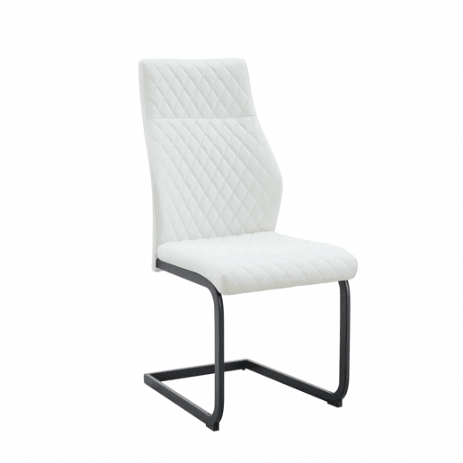 Conjunto de mesa e cadeiras de 60 cm - Mesa redonda em MDF com 2 cadeiras brancas com encosto em forma de losango - NogueiraBranco+Preto Conjunto de mesa e cadeiras de 60 cm - Mesa redonda em MDF com 2 cadeiras brancas com encosto em forma de losango - NogueiraBranco+Preto