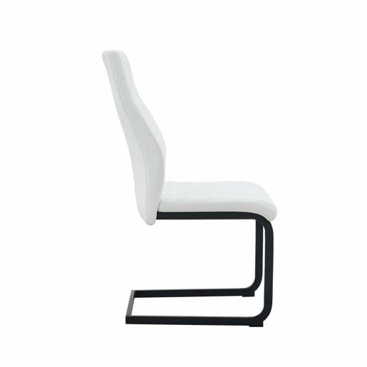Conjunto de mesa e cadeiras de 60 cm - Mesa redonda em MDF com 2 cadeiras brancas com encosto em forma de losango - NogueiraBranco+Preto Conjunto de mesa e cadeiras de 60 cm - Mesa redonda em MDF com 2 cadeiras brancas com encosto em forma de losango - NogueiraBranco+Preto