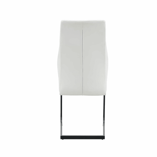 Conjunto de mesa e cadeiras de 60 cm - Mesa redonda em MDF com 2 cadeiras brancas com encosto em forma de losango - NogueiraBranco+Preto Conjunto de mesa e cadeiras de 60 cm - Mesa redonda em MDF com 2 cadeiras brancas com encosto em forma de losango - NogueiraBranco+Preto