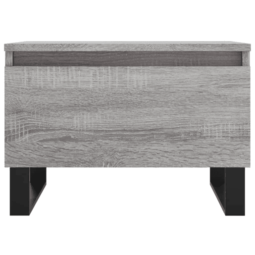 2pcs Mesas de centro, Mesas baixas 50x46x35cm deriv. madeira cinzento sonoma