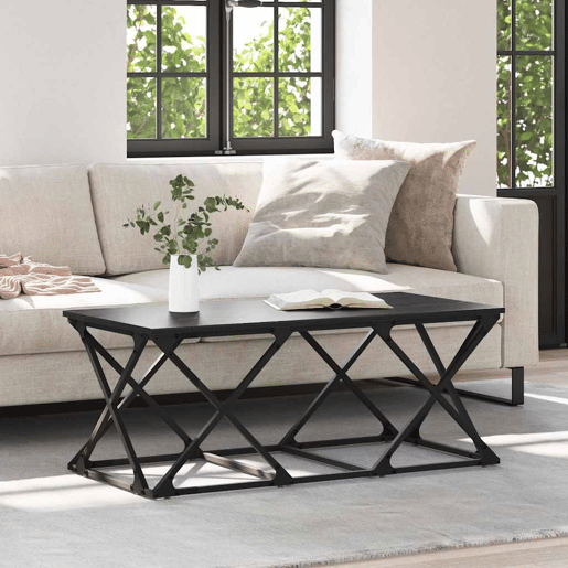 Mesa de Centro, Mesa baixa, Carvalho Preto 100 x 49 x 40 cm