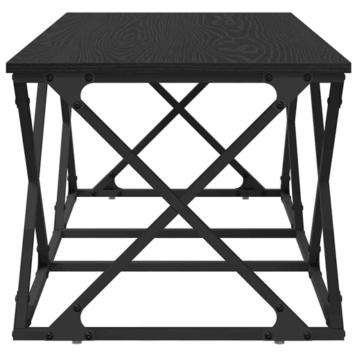Mesa de Centro, Mesa baixa, Carvalho Preto 100 x 49 x 40 cm