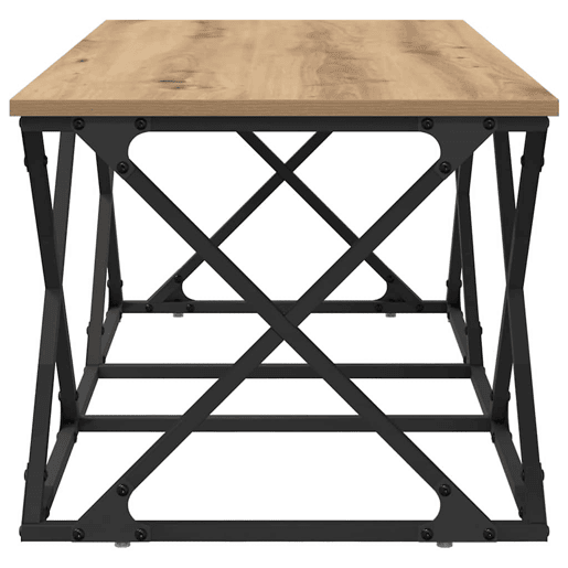 Mesa de Centro, Mesa baixa, Carvalho Artesanal 100 x 49 x 40 cm