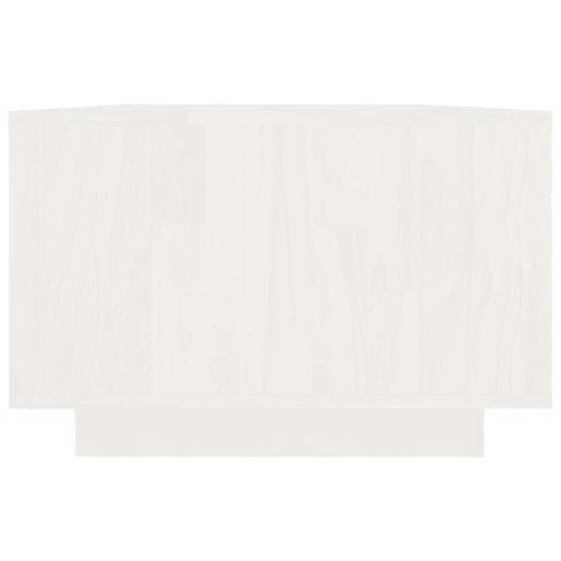 Mesa de Centro, Mesa baixa, 110x50x33,5 cm madeira de pinho maciça branco