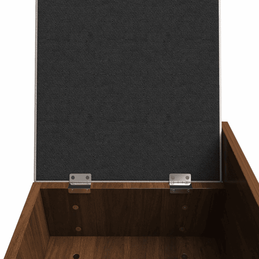 Mesa de maquilhagem 60 x 118 x 40 cm - 3 em 1 com espelho aberto, tampo em vidro, 3 gavetas, design compacto - cor nogueira