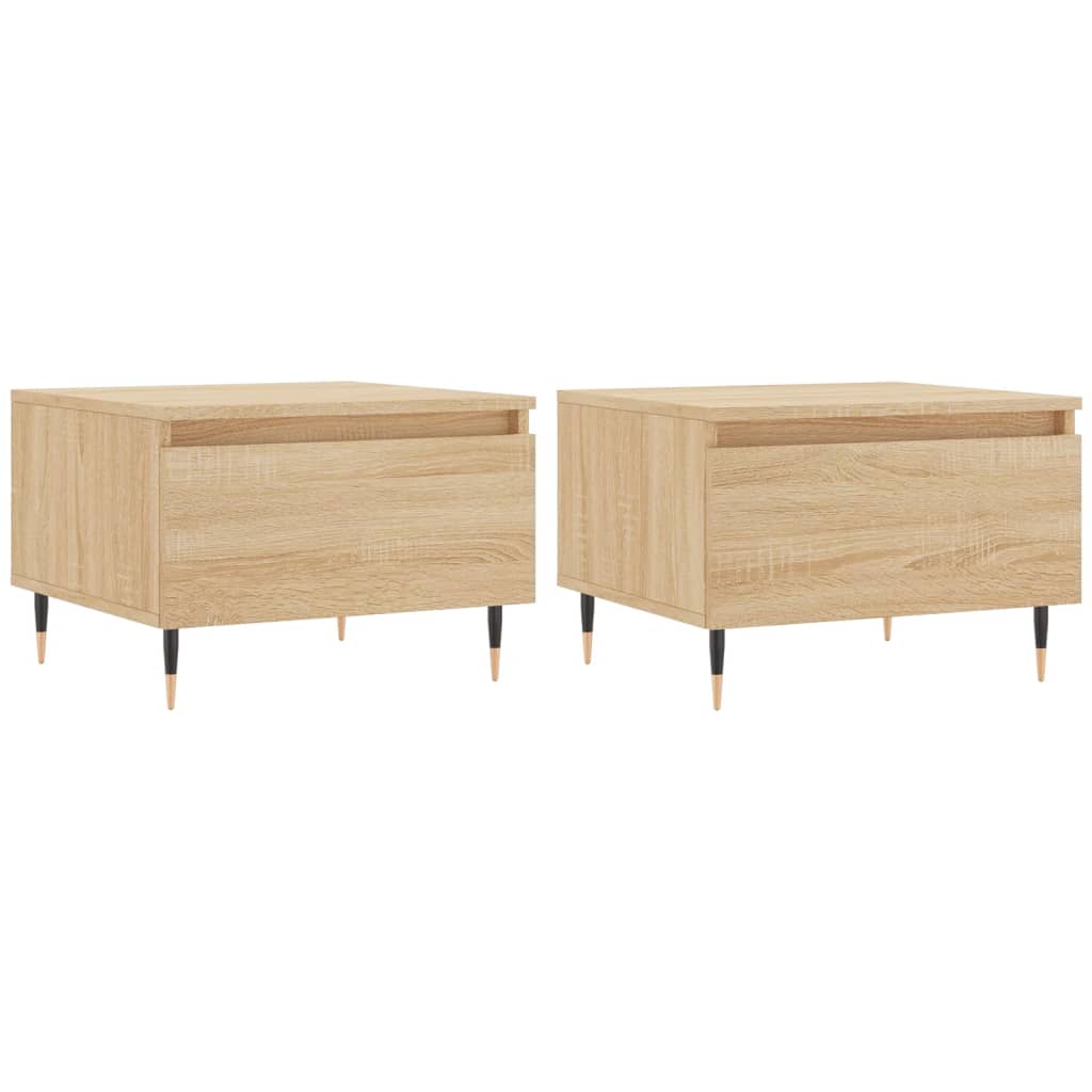 2 uds Mesas de Centro - Mesas de Café 50x46