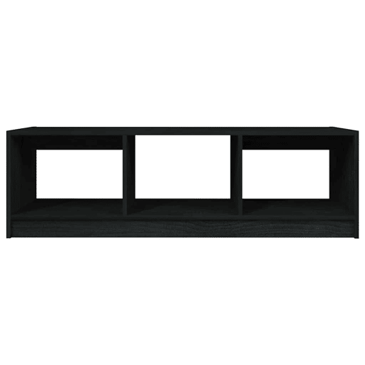 Mesa de Centro, Mesa baixa, 110x50x34 cm madeira de pinho maciça preto