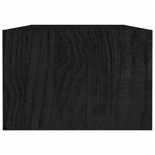 Mesa de Centro, Mesa baixa, 110x50x34 cm madeira de pinho maciça preto