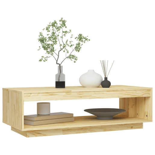 Mesa de Centro, Mesa baixa, 110x50x33,5 cm madeira de pinho maciça