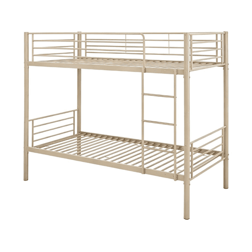 Cama de beliche em metal > - 90 x 190 cm - Cinza-escuro Cama de beliche em metal > - 90 x 190 cm - Cinza-escuro