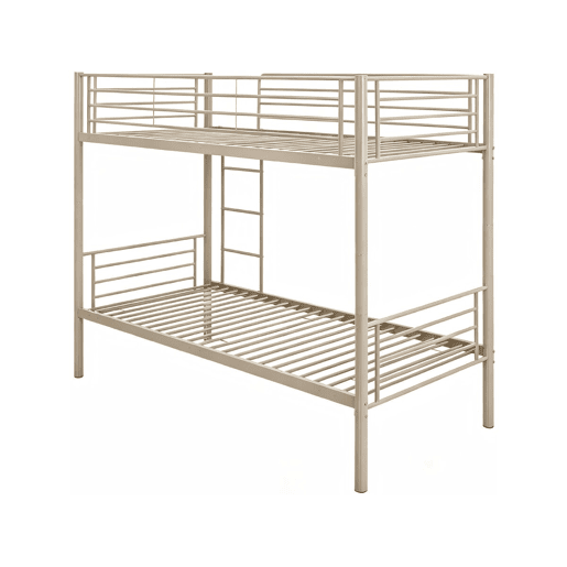 Cama de beliche em metal > - 90 x 190 cm - Cinza-escuro Cama de beliche em metal > - 90 x 190 cm - Cinza-escuro