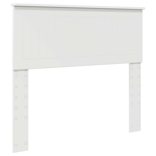 Estrutura de cama de solteiro para adultos com Cabeceira - Branco 100 x 200 cm