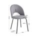 Silla de comedor tapizada lupe - Homekit Silla de comedor tapizada lupe - Homekit Gris