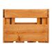 Cajón de madera y metal Cajón de madera y metal Marrón