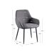 Set de 2 sillas de comedor tapizadas verna - Homekit Set de 2 sillas de comedor tapizadas verna - Homekit Gris