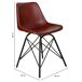 Silla de metal Silla de metal Marrón
