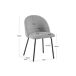 Silla de comedor tapizada grace - Homekit Silla de comedor tapizada grace - Homekit Gris