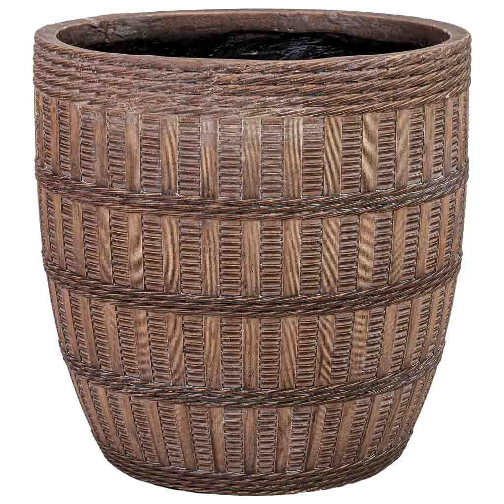 Macetero de fibra de vidrio