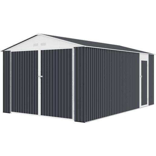 Garagem metálica Houston 15,36 m² - Antracite