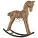 Caballo balancin de madera artesanal Caballo balancin de madera artesanal Marrón