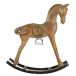 Caballo balancin de madera artesanal Caballo balancin de madera artesanal Marrón