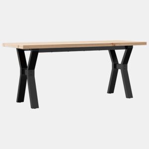 Mesa de Centro, Mesa baixa, estrutura em Y 110x40x45,5cm pinhoaço