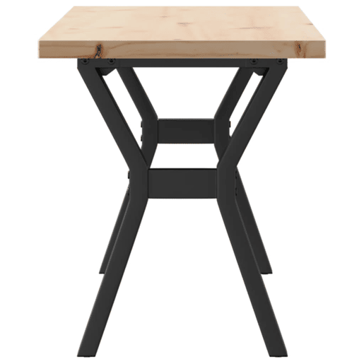Mesa de Centro, Mesa baixa, estrutura em Y 110x40x45,5cm pinhoaço