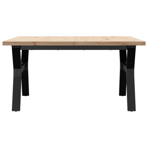 Mesa de Centro, Mesa baixa, estrutura em Y 90x90x45,5 cm pinhoaço