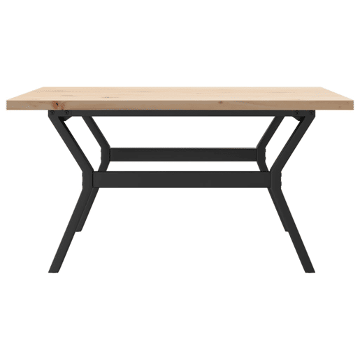 Mesa de Centro, Mesa baixa, estrutura em Y 90x90x45,5 cm pinhoaço