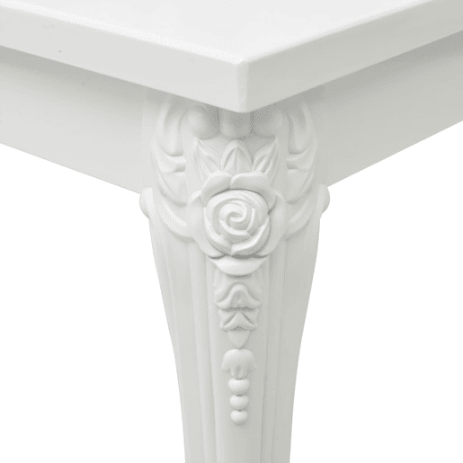 Mesa de Centro, Mesa baixa, 100x50x42 cm derivados madeira branco brilhante Mesa de Centro, Mesa baixa, 100x50x42 cm derivados madeira branco brilhante