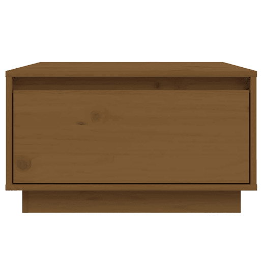 Mesa de Centro, Mesa baixa, 55x56x32 cm pinho maciço castanho mel