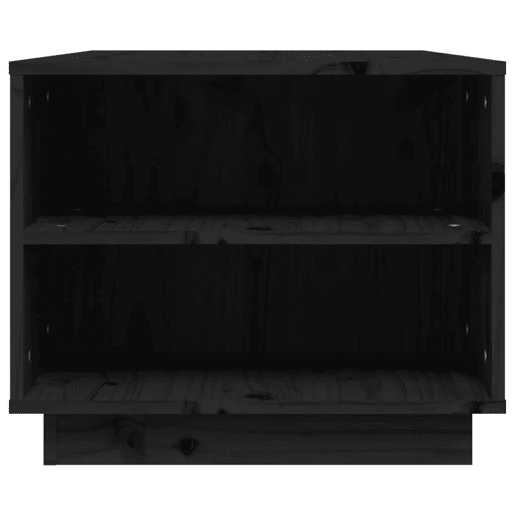 Mesa de Centro, Mesa baixa, 90x49x40,5 cm madeira de pinho maciça preto