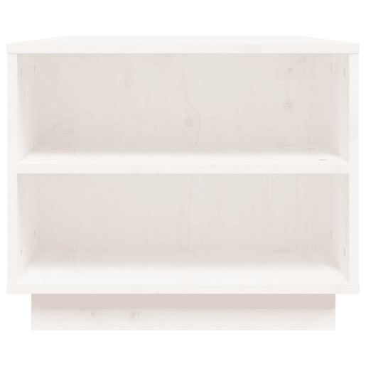 Mesa de Centro, Mesa baixa, 90x49x40,5 cm madeira de pinho maciça branco